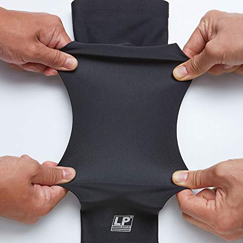 LP SUPPORT SL51 Mangas del Brazo de Rendimiento, Manga del Brazo, Almohadillas para el Codo, Vendaje del antebrazo, tamaño:M, Color:1 x Negro