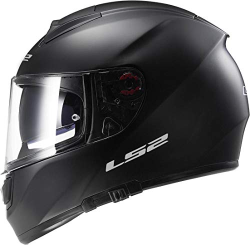 LS2 103971011M FF397 Casco Vector Solid, Color Negro Mate, Tamaño M