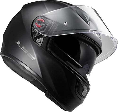 LS2 103971011M FF397 Casco Vector Solid, Color Negro Mate, Tamaño M