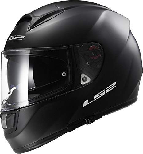 LS2 103971011M FF397 Casco Vector Solid, Color Negro Mate, Tamaño M