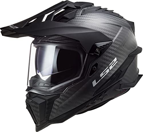 LS2, casco cross de moto Explorer, XL, Gloss Carbon