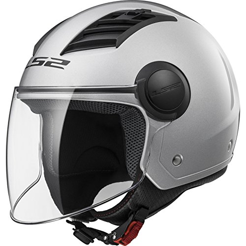 LS2, Casco jet de moto Airflow gris, M