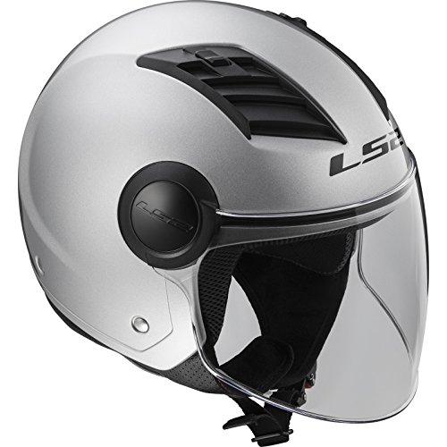 LS2, Casco jet de moto Airflow gris, M