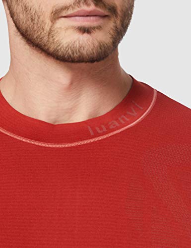 Luanvi Sahara Camiseta térmica, Hombre, Rojo, XS