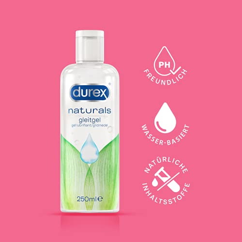 Lubricante natural de base acuosa Durex - 250 ml