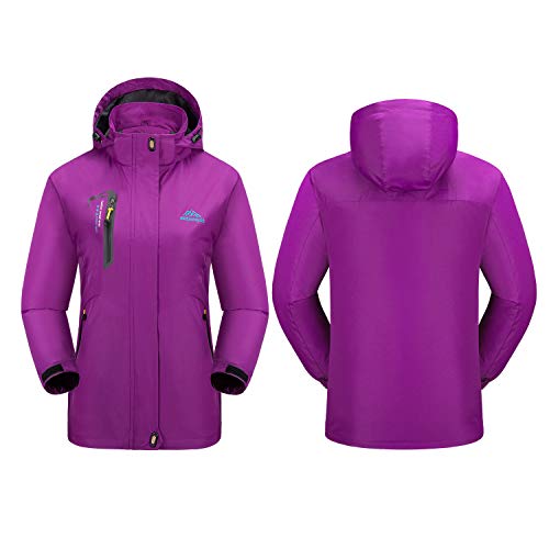 LUI SUI Chaqueta impermeable ligera para mujer Sports Mountain Chaqueta cortavientos