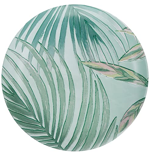 Luminarc Plato de postre Crazifolia, 20,5 cm, 1 unidad, cristal, azul, multicolor, verde, 20,5 cm