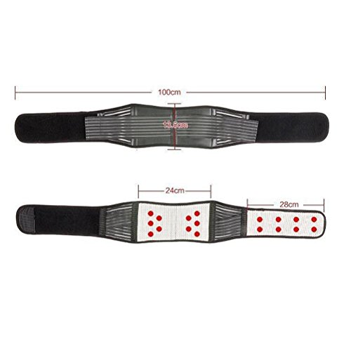 luoem térmica Cinturón Faja Lumbar elástica selbster Chaqueta de
