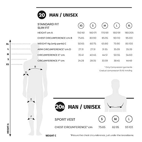 Lurbel Cristallo Pants 3/4, Mallas Primera Capa, Mallas Termo-reguladoras, Mallas Piratas Outdoor, Mallas Trekking, Mallas Transpirables, Mallas Deportivas Hombre. (Marengo, Mediana -M)