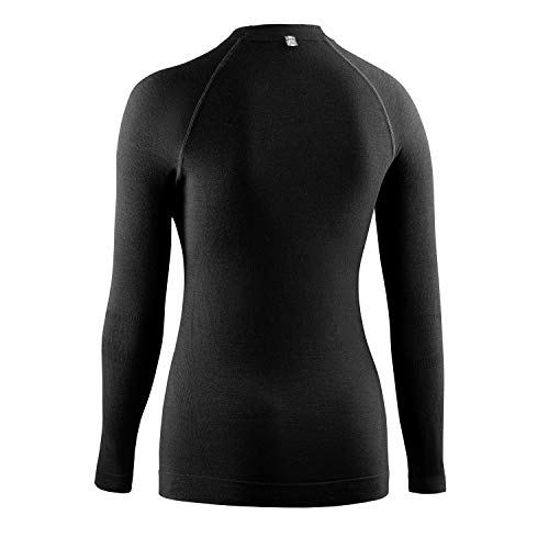 Lurbel Merino Long Sleeves, Camiseta Primera Capa, Camiseta Térmica, Camiseta de Lana Merino, Camiseta de Mujer, Camiseta Outdoor, (Mediana - M)