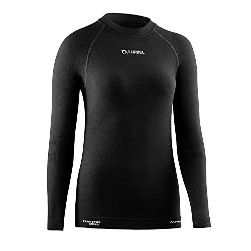 Lurbel Merino Long Sleeves, Camiseta Primera Capa, Camiseta Térmica, Camiseta de Lana Merino, Camiseta de Mujer, Camiseta Outdoor, (Mediana - M)