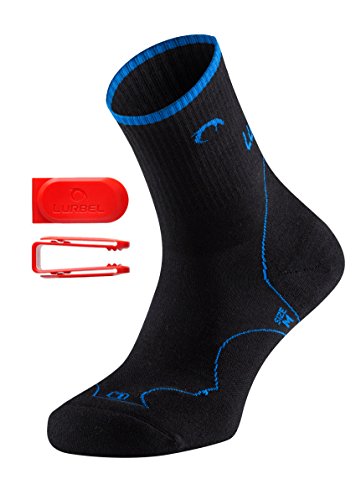 Lurbel - Socks Tierra, Color Black/Royal, Talla L
