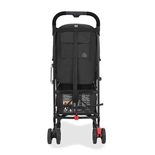 Maclaren Quest Arc silla de paseo tipo paraguas compacto y ligero, Para niños de recién nacidos hasta 25 kg, capota extensible con factor UPF 50+, asiento reclinable, Incluye protector para la lluvia