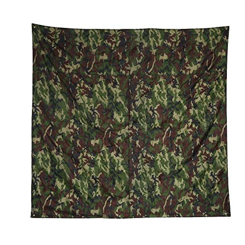 MAGT Tienda Impermeable Tarp, Multifuncional Shelter de Camuflaje, Mantas para pícnic, Camping Shelter Tarp Camuflaje portátil Camuflaje al Aire Libre portátil a Prueba de Lluvia Refugio Mat Tarp