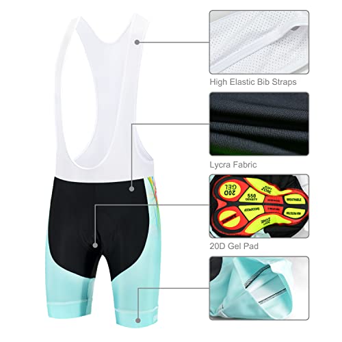 Maillot Ciclismo Mujer Verano, Transpirable y de Decado Rápido Ropa Ciclismo y culotescon Tira Reflectante y Bolsillos Traseros para MTB