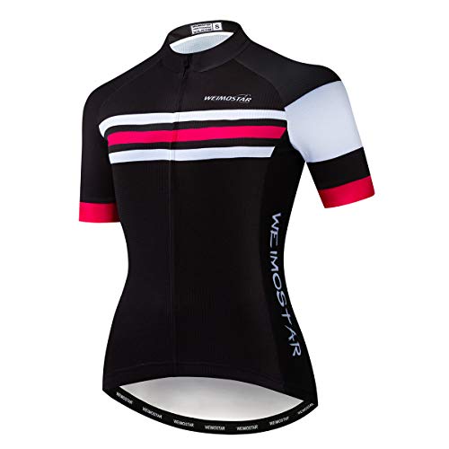 Maillot de ciclismo para mujer, camiseta de manga corta para ciclismo de montaña en verano, equipación deportiva para carreras de ciclismo, secado rápido.