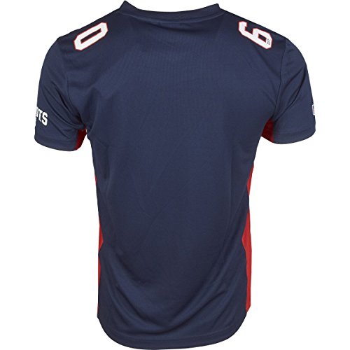 Majestic NFL NEW ENGLAND PATRIOTS Moro Mesh Jersey T-Shirt, Größe:L