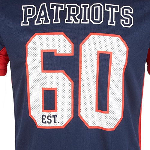 Majestic NFL NEW ENGLAND PATRIOTS Moro Mesh Jersey T-Shirt, Größe:L