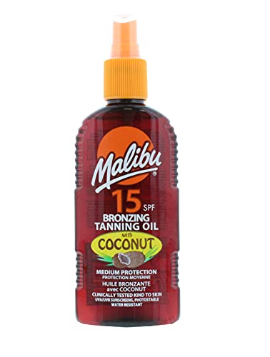 Malibu Bronzing Tanning Oil Coconut Spf15 200 ml