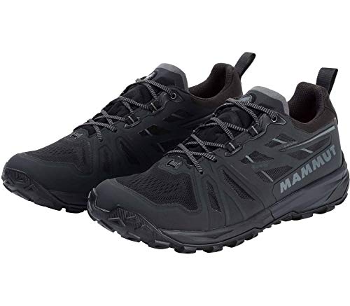 Mammut Saentis Low GTX, Zapatillas para Carreras de montaña Hombre, Black-Phantom, 48 2/3 EU