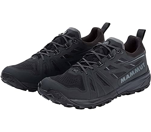 Mammut Saentis Low GTX, Zapatillas para Carreras de montaña Hombre, Black-Phantom, 48 2/3 EU