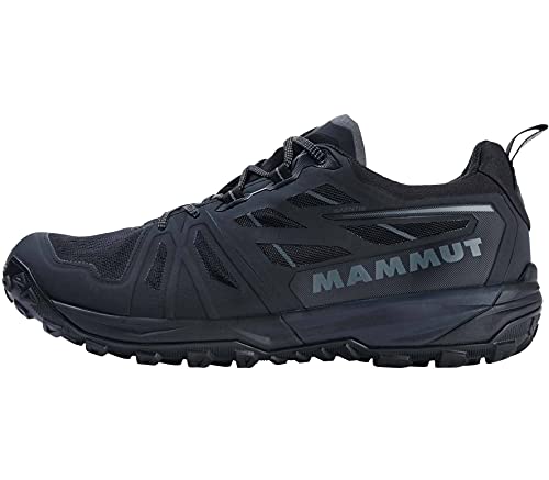 Mammut Saentis Low GTX, Zapatillas para Carreras de montaña Hombre, Black-Phantom, 48 2/3 EU