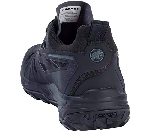 Mammut Saentis Low GTX, Zapatillas para Carreras de montaña Hombre, Black-Phantom, 48 2/3 EU