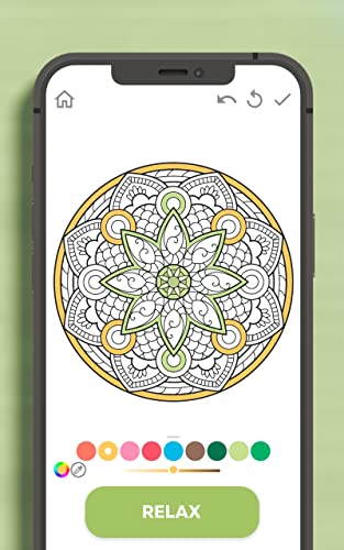 Mandala Stress Reliever Coloring