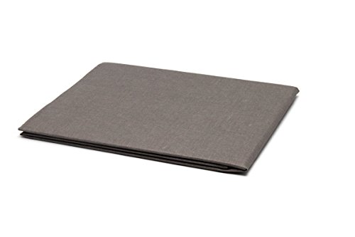 Mantel antimanchas Olimpia 50% algodón 50% poliéster, resinado y con Teflón de Dupont® - 100x150 - Liso gris