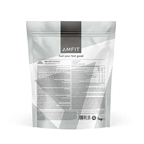 Marca Amazon - Amfit Nutrition Proteína de Suero de Leche en Polvo 1kg - Chocolate con Avellanas (anteriormente PBN)