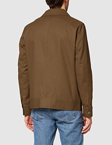 Marca Amazon - find. Chaqueta de Algodón Hombre, Verde (Khaki), XXL, Label: XXL