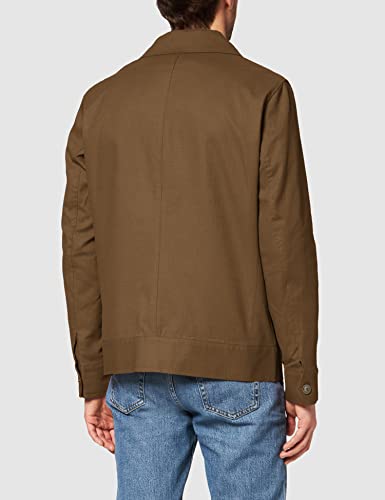 Marca Amazon - find. Chaqueta de Algodón Hombre, Verde (Khaki), XXL, Label: XXL