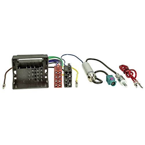 Marco para radio doble DIN para Seat Altea (Set), XL, Toledo 5 P, QUAD LOCK, Plata-metalizado