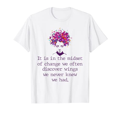 Mariposa para mujeres amantes de la fe espiritual mariposas Camiseta