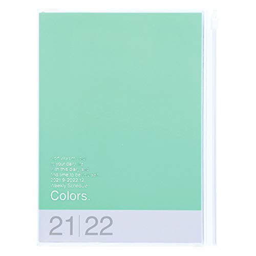 MARK'S 2021/2022 Taschenkalender A5 vertikal, COLORS // Mint