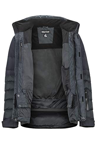 Marmot Shadow Jacket Chaqueta De Plumas para La Nieve, 700 Pulgadas Cúbicas, Ropa De Esquí Y Snowboard, Resistente Al Viento, Resistente Al Agua, Transpirable, Hombre, Black, S