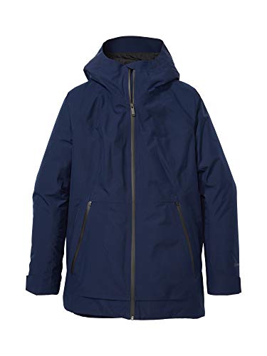 Marmot Wm's Solaris Jacket Chubasquero rígido, Chaqueta Impermeable, a Prueba de Viento, Impermeable, Transpirable, Mujer, Arctic Navy, S