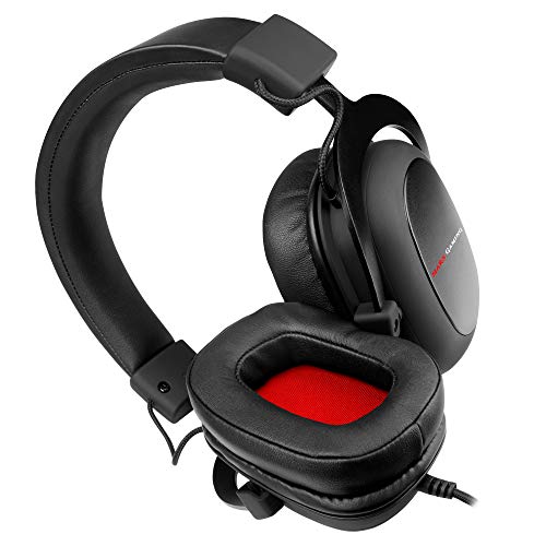 Mars Gaming MH5, Auriculares 7.1, Micrófono Extraíble, 53mm, PC/PS4/Xbox/Switch