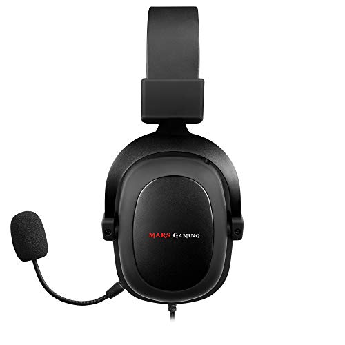 Mars Gaming MH5, Auriculares 7.1, Micrófono Extraíble, 53mm, PC/PS4/Xbox/Switch