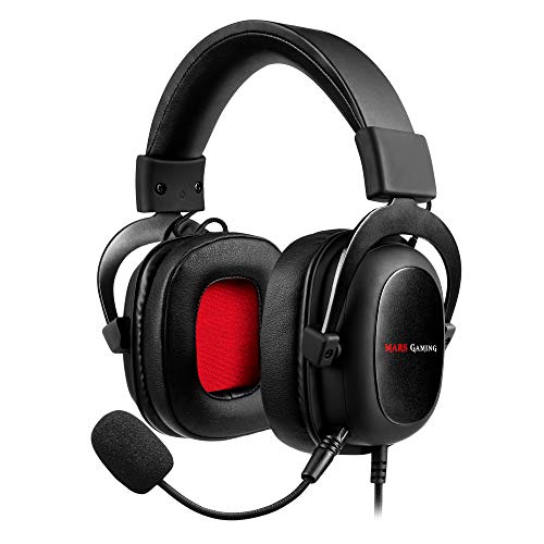 Mars Gaming MH5, Auriculares 7.1, Micrófono Extraíble, 53mm, PC/PS4/Xbox/Switch