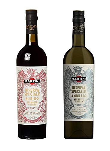 Martini Reserva Especial Rubino Vermouth + Martini Reserva Especial Ambrato Vermouth - 2 x 750 ml : 1.5 L