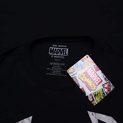 Marvel Emblema Venom Camiseta, Negro (Black Blk), XL para Hombre