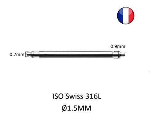 Masar-15mm-Ø 1.5mm-X 2-ISO Swiss 316L Barras de Resorte para Reloj (diámetro 1.5mm) (15mm X 2)