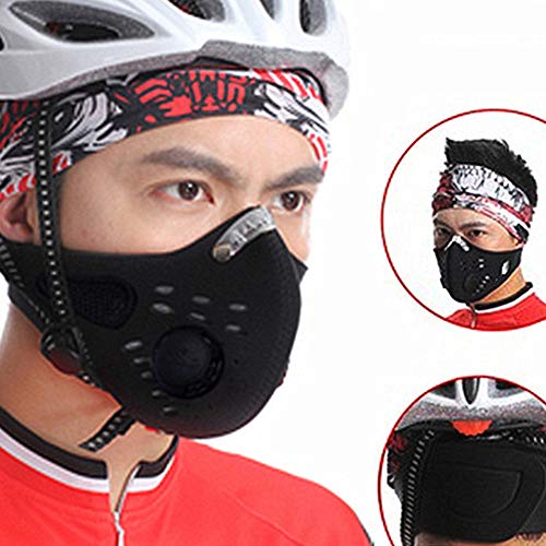 mascaras Bicicleta mascaras antipolucion Mascarillas faciales para la contaminación Ciclo de máscara Máscara de Ciclo anticontaminación