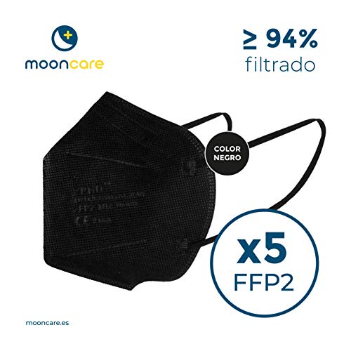 Mascarilla FFP2 De Protección Respiratoria Autofiltrante, [Agarre Oreja], Mascarilla Certificada/Homologada, Eficacia Filtración > 94%, EN149:2001+A1:2009, No Contiene Grafeno