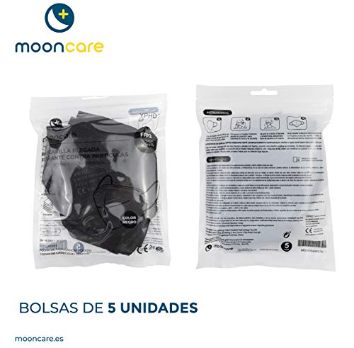 Mascarilla FFP2 De Protección Respiratoria Autofiltrante, [Agarre Oreja], Mascarilla Certificada/Homologada, Eficacia Filtración > 94%, EN149:2001+A1:2009, No Contiene Grafeno