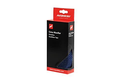 Massi Carbon Gel Elite Cinta de Manillar, Blue