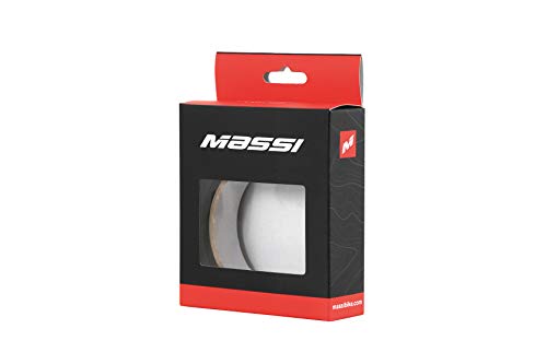 Massi Cinta tubeless 19MMX10M Fondo de llanta para Bicicleta, Deportes,Ciclismo, Negro, 17mmx10m+2 valvulas