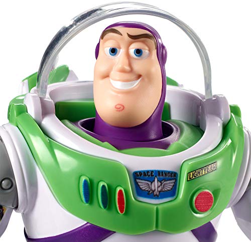 Mattel- Disney Toy Story 4-Figura básica Buzz Lightyear con Casco, Juguetes niños +3 años GGX30, Multicolor