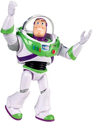 Mattel- Disney Toy Story 4-Figura básica Buzz Lightyear con Casco, Juguetes niños +3 años GGX30, Multicolor